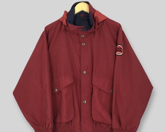 Vintage Lucky Strike Maroon Jacket Medium Lucky Strike Originals Patches Logo Light Jacket Lucky Strike Racing Hoodie Jacket Size M