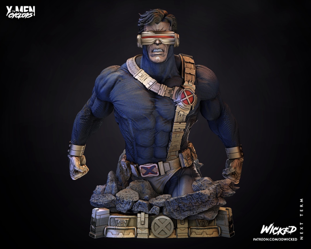 Cyclopsus Cyclops Bust 1/6 Scale 3D Printed Unpainted - Etsy