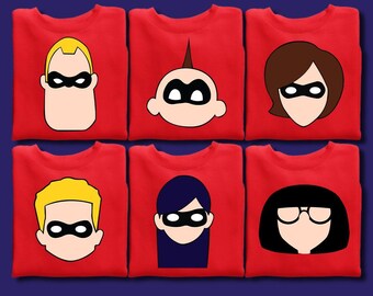 Camisetas familiares de Los Increíbles, Camiseta del grupo de Los Increíbles, Camiseta de vacaciones familiares de Disney, Camiseta familiar de Disneyworld, Camiseta de viaje familiar