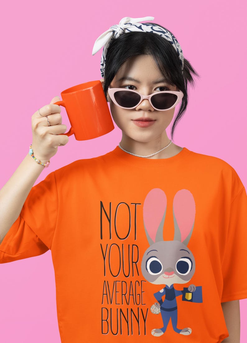 Camiseta de Zootopia de Disney, camiseta de Judy Hopps "Conejita normal y corriente", camiseta familiar de Disney, camiseta de Walt Disney World imagen 8