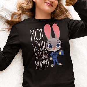 Camiseta de Zootopia de Disney, camiseta de Judy Hopps "Conejita normal y corriente", camiseta familiar de Disney, camiseta de Walt Disney World imagen 1
