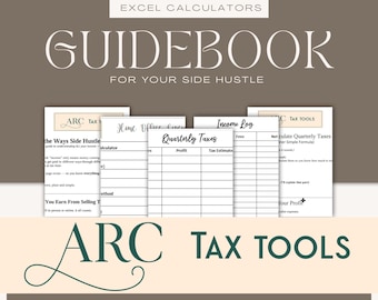 Tax & Profit Calculator Excel Spreadsheet | Small Business Tax Template | Income and Expense Tracker | Digital Download