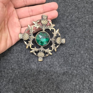 Hamilton Kilts Ottone Spilla Per Kilt Scozzese In Ottone - Accessorio Tradizionale Celtico Per Abiti Scozzesi Kilt Highlands