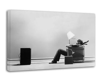 Blown-away Guy Poster, Maxell Ad 1979 by Steve Steigman Poster
