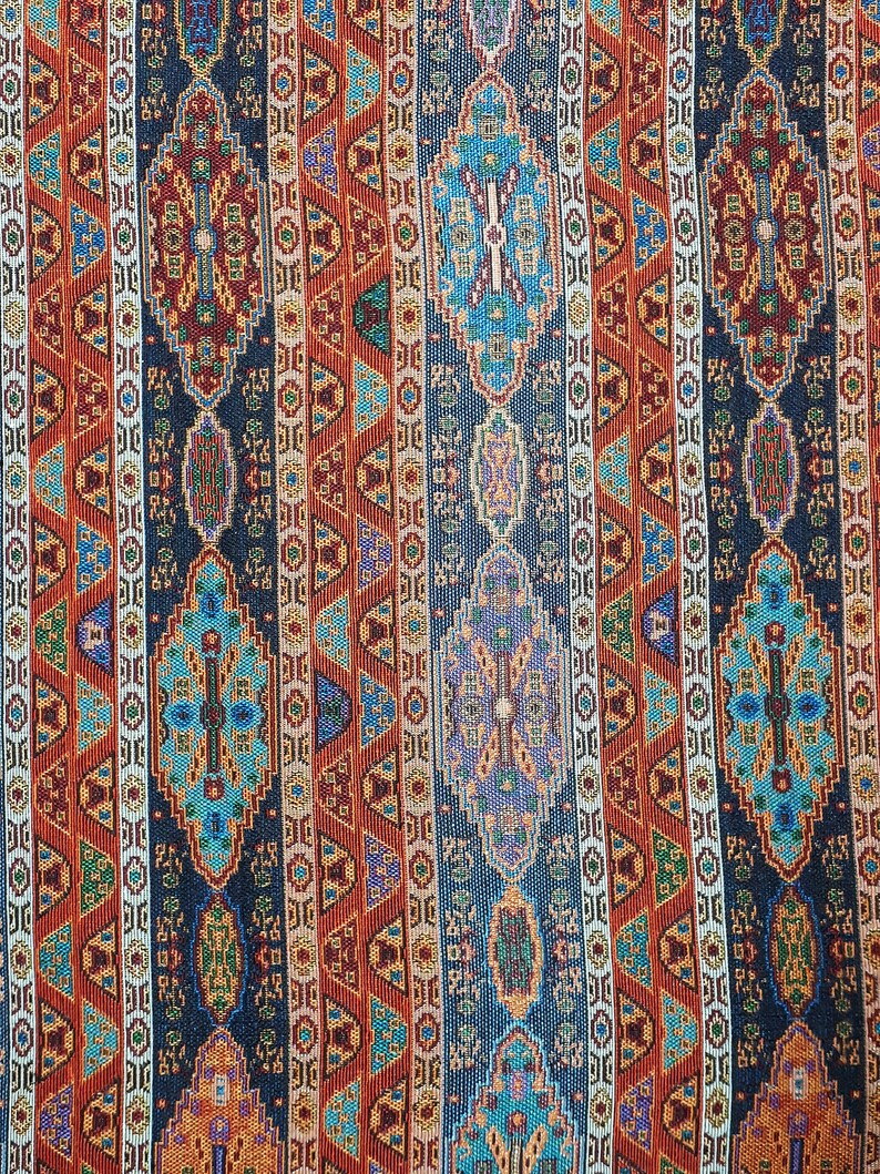 WFF256 Veradacraft Thai Woven Fabric Tribal Fabric Native Cotton Fabric Ethnic fabric Craft fabric Craft Supplies Woven Textile 12 yard