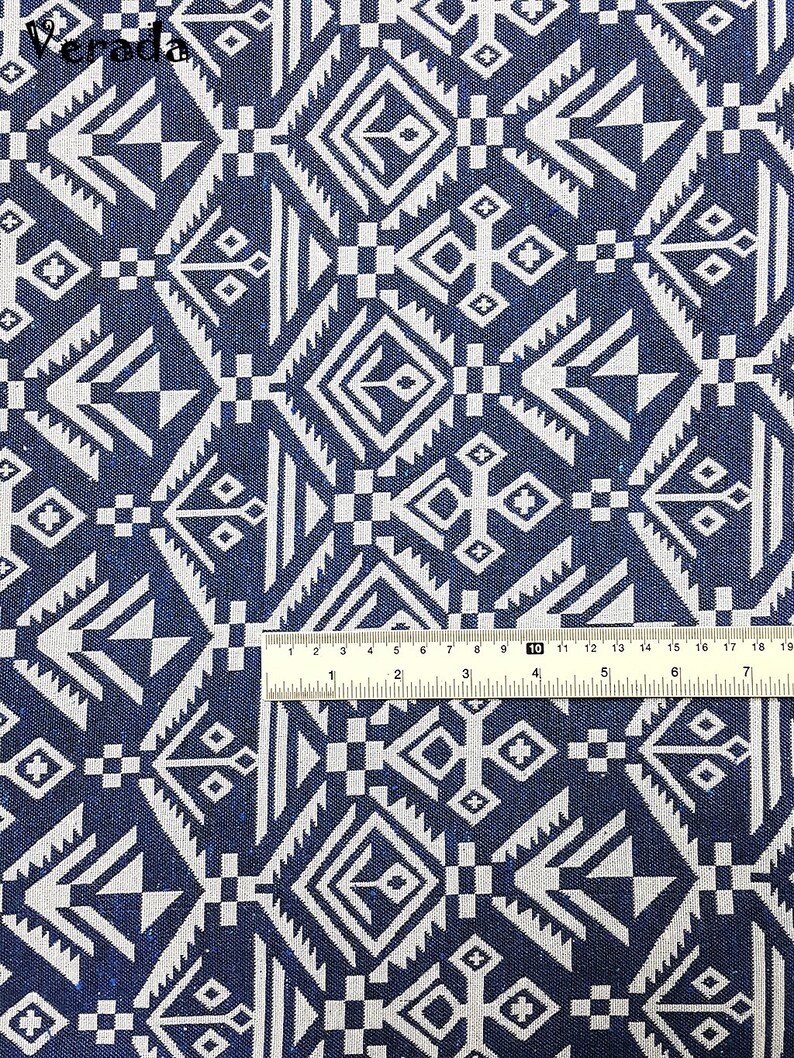 Woven Fabric Tribal Fabric Native Fabric Ethnic Fabric Aztec Etsy