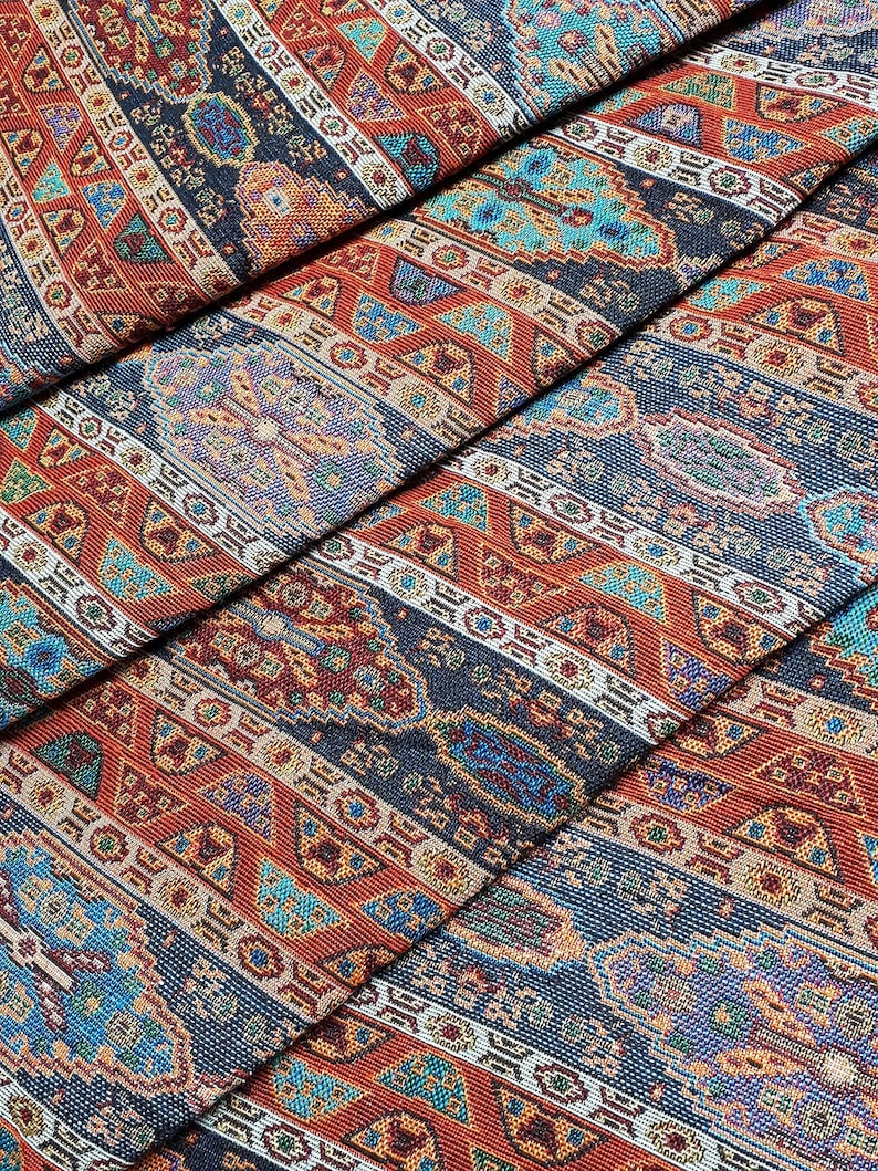 WFF256 Veradacraft Thai Woven Fabric Tribal Fabric Native Cotton Fabric Ethnic fabric Craft fabric Craft Supplies Woven Textile 12 yard