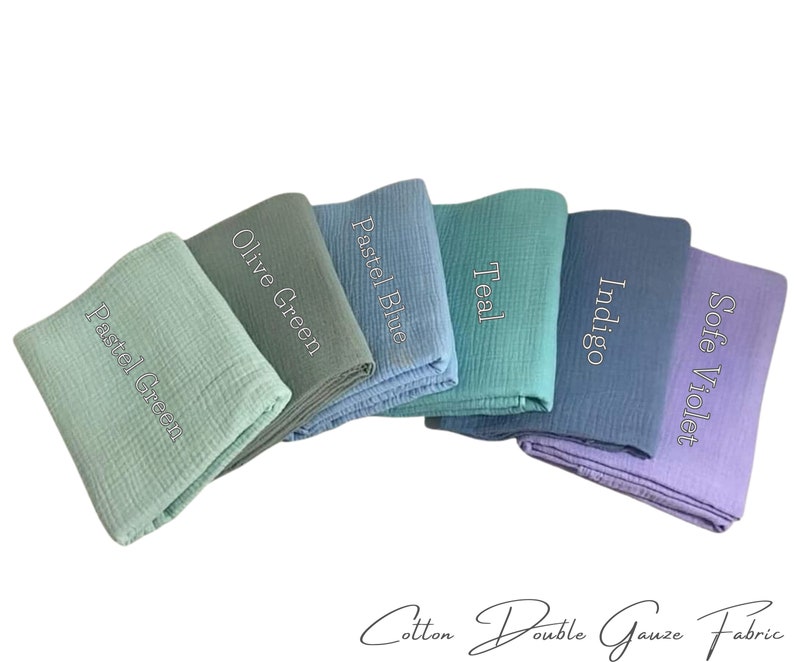Verada-cotton Double Gauze Fabric: Solid Colors, Lightweight Salu ...
