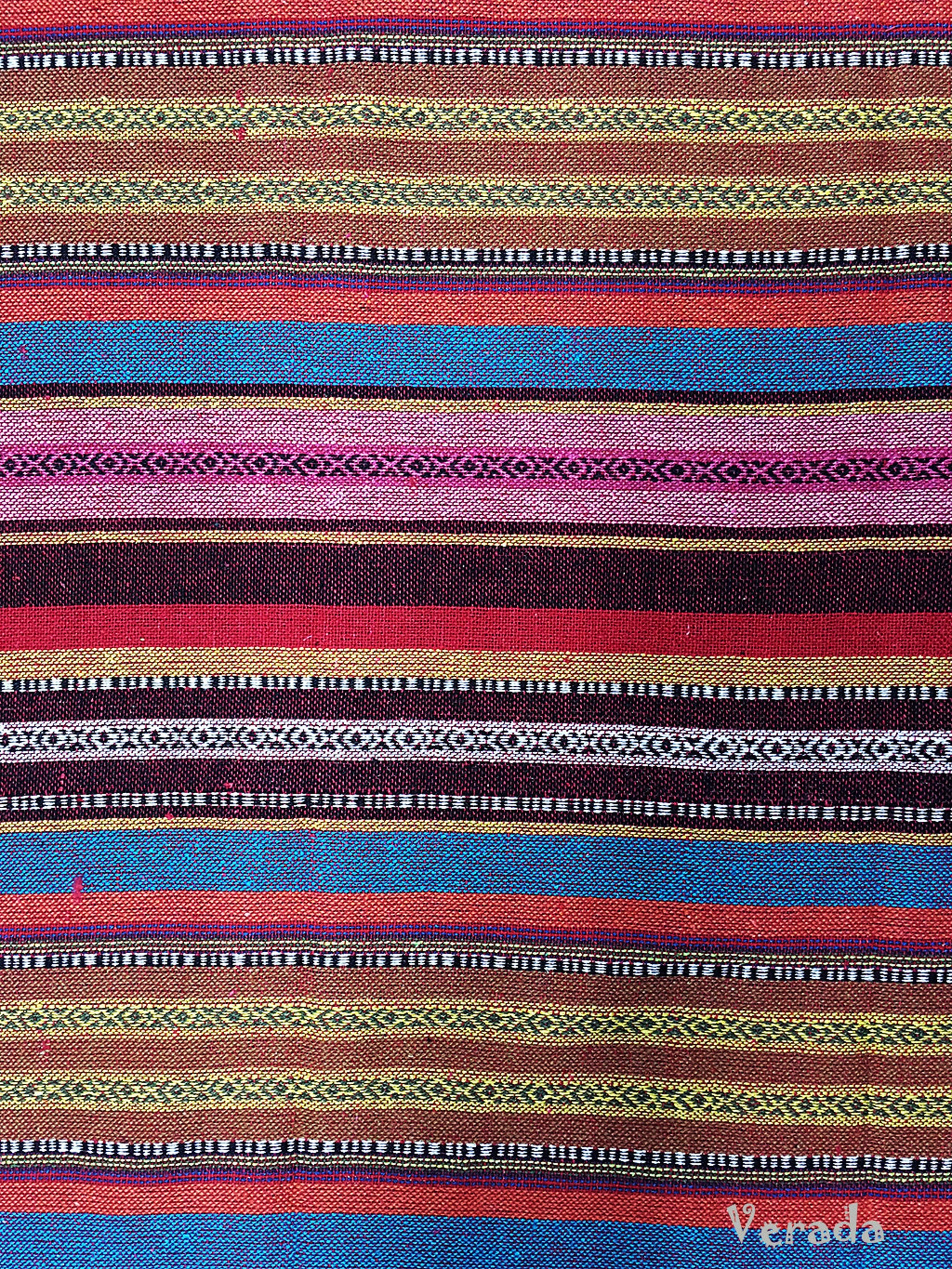 Thai Woven Fabric Tribal Fabric Cotton Native Fabric by 1/2 Etsy