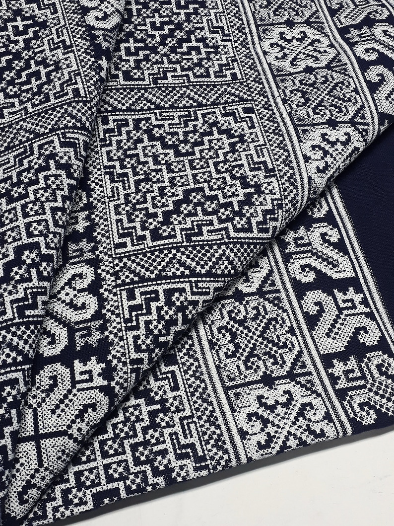 WFF256 Veradacraft Thai Woven Fabric Tribal Fabric Native Cotton Fabric Ethnic fabric Craft fabric Craft Supplies Woven Textile 12 yard
