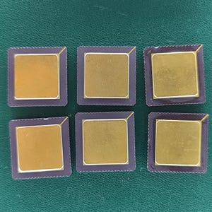 6 pcs ic chip itt Vintage CPU Processor-Untested Computer Chip for Collecting, Parts, Gold Recovery, Mixed Media Art & Crafts