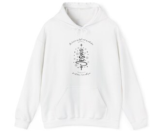 Uniseks christelijke hoodie: Jezus grafisch, inspirerend geloofscadeau