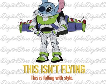 Stitch And Toy Story PNG, Lilo And Stich Png, Groovy Cartoon Character PNG, Digital Download, Cute Floral Disney Stitch Sublimation Design
