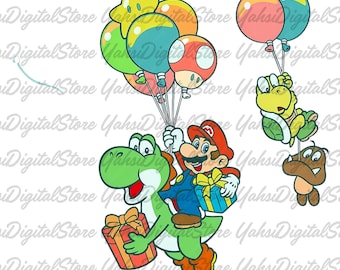 Mario Party Clipart | Nintendo PNG Graphics (Digital Download)