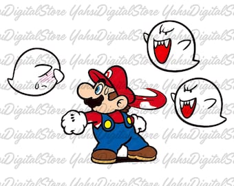 Super Mario Clipart PNG, Allstar Digital Image (Digital Download)