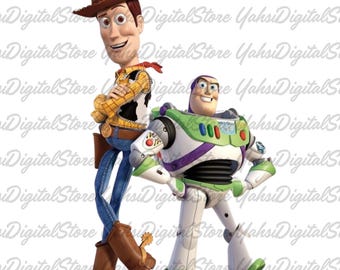 バズ ライトイヤー PNG、ウッディ PNG、バズ ライトイヤーとウッディ