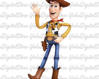 Clipart Toy Story Woody, opstrijkbaar familie-uitje, silhouet (PNG)