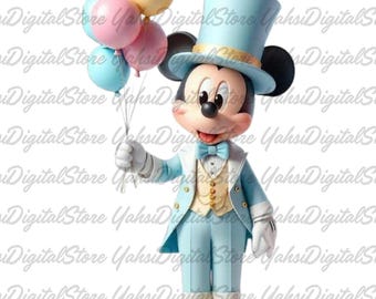 Retro Mickey Mouse PNG: Disney Mickey, Mickey Mouse Design, Birthday Party