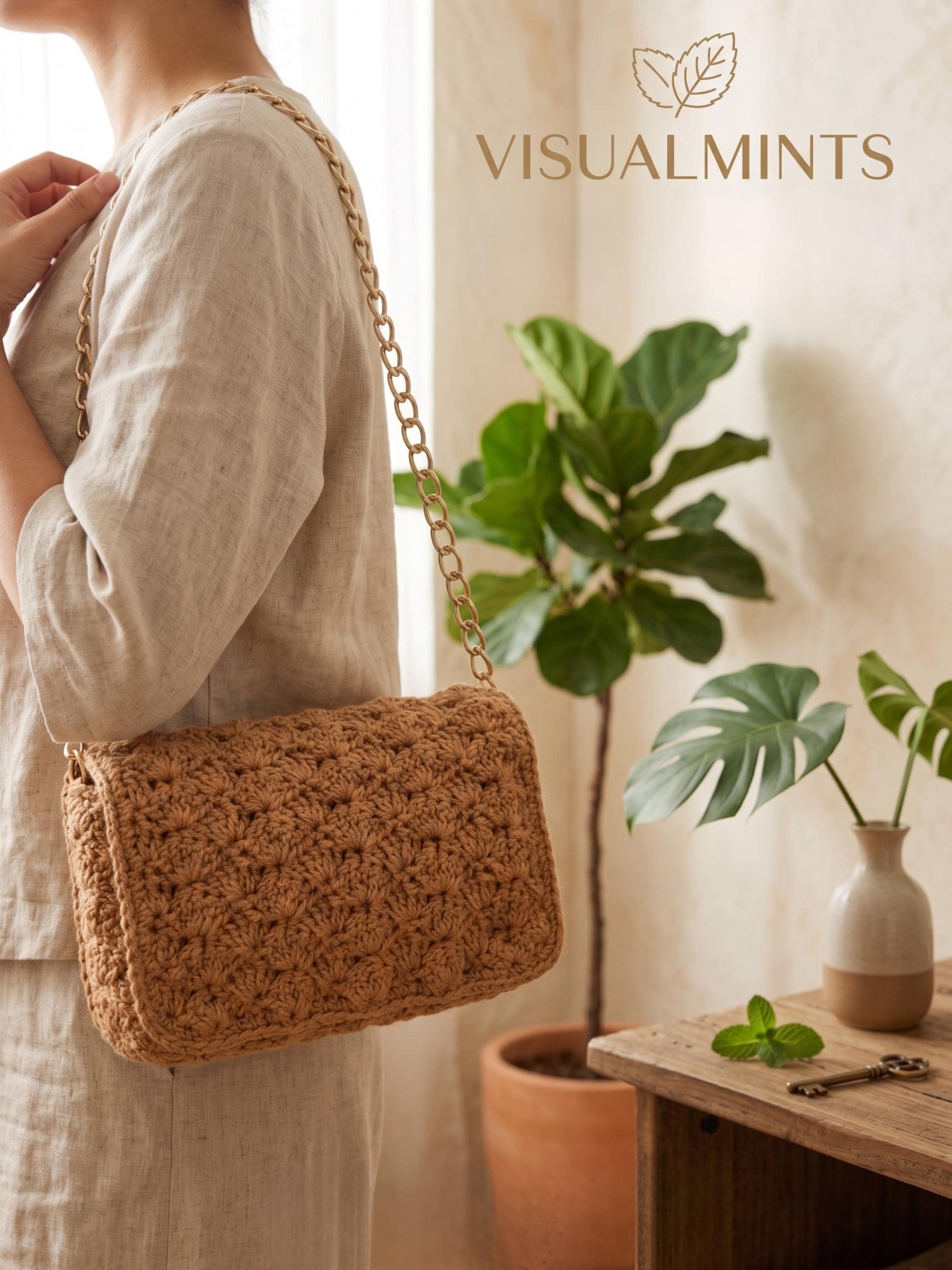 40 Crochet Shoulder Bags with Crossbody Bags, Tote Bags, and Bucket Bags 33 Crochet Shoulder Bag