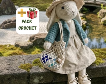 Sea-Glass Bunny – Crochet Pattern