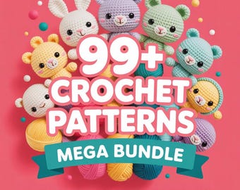 99 Crochet Patterns Bundle: Amigurumi, Clothes, Bags, Plushies