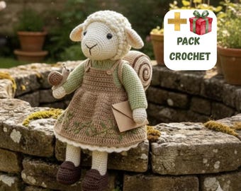 The Snail Mail Sheep – Crochet Pattern