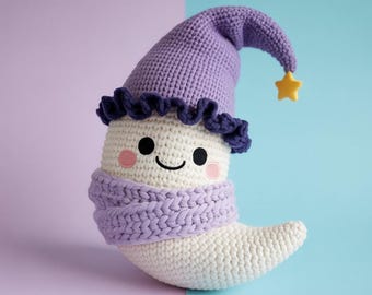 Mellow Crescent Moon Crochet – Soft & Dreamy Amigurumi Pattern