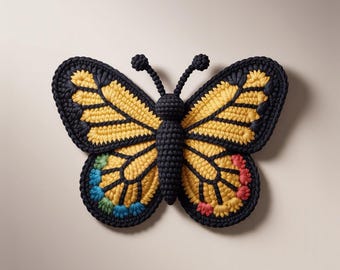 Crochet Butterfly Pattern – Cute Amigurumi PDF Download