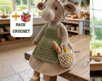 Sunday Market Cow – Crochet Pattern
