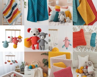 16 Simple Modern baby Crochet Patterns