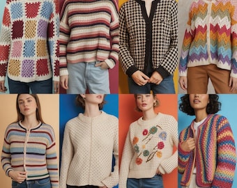 Crochet and Knit Sweaters – Cozy Handmade Sweaters Collection