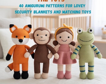 40 padrões de amigurumi, THE Toys