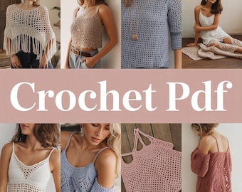 Summer Crochet Tunic, Dress & Fringe Top | Beginner to Intermediate | Boho