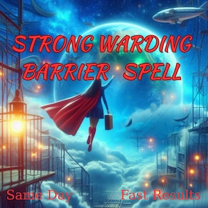 Hechizo de barrera protectora fuerte para una protección poderosa, escudo energético, bloqueo de fuerzas negativas y alineación de defensa espiritual completa.