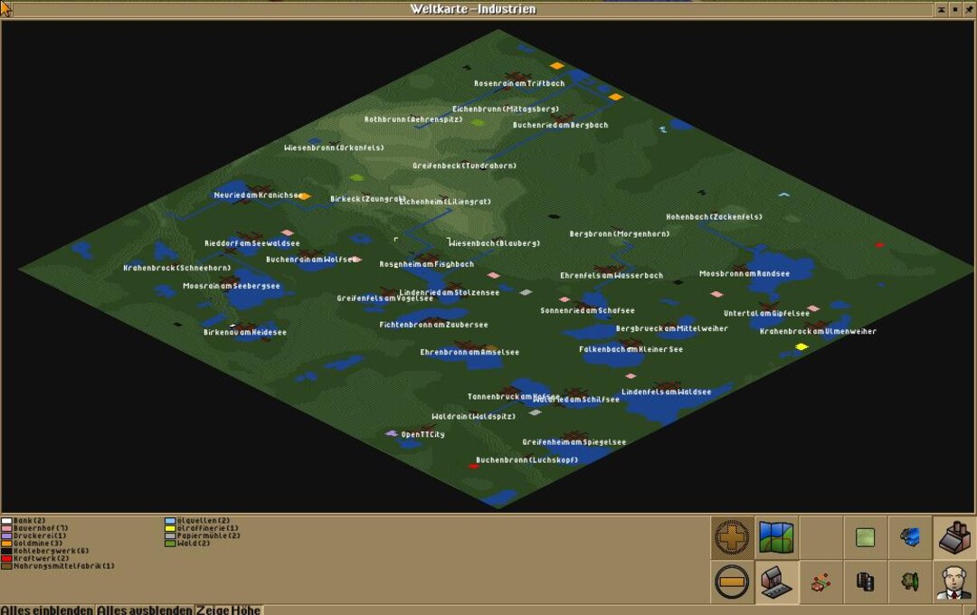 Openttd Premium Map – Winter 2025 | 256×256 (DE) | Procedural Elevation ...
