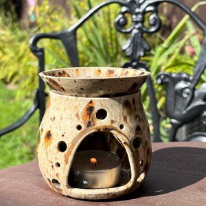 Handmade ceramic wax melt burner | oil burners | candle burner | aroma diffuser