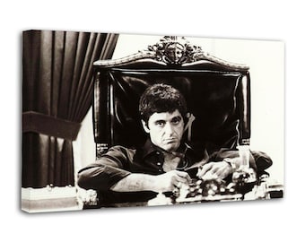 Scarface Canvas Print: Tony Montana, Gangster Wall Art