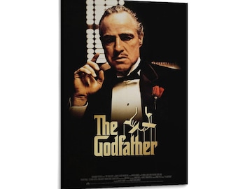 The Godfather Movie Poster, Classic Film Canvas Art Print