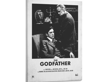 The Godfather Movie Poster, Wall Art Canvas Print