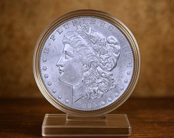 1895-O Morgan Dollar – Silver-Plated Commemorative Coin | Antique Collectible & Perfect Gift for Coin Enthusiasts
