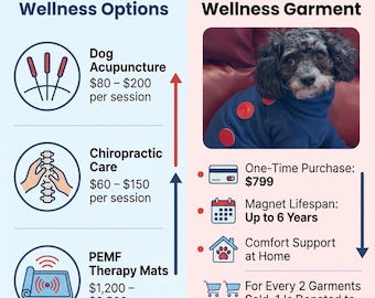Custom Holistic Wellness Garment for Dogs | Luxury Pet Pain, Inflammation & Relaxation Support
