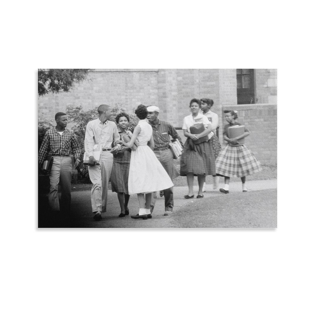 The Black Civil Rights Movement and the Little Rock Nine Segregation ...