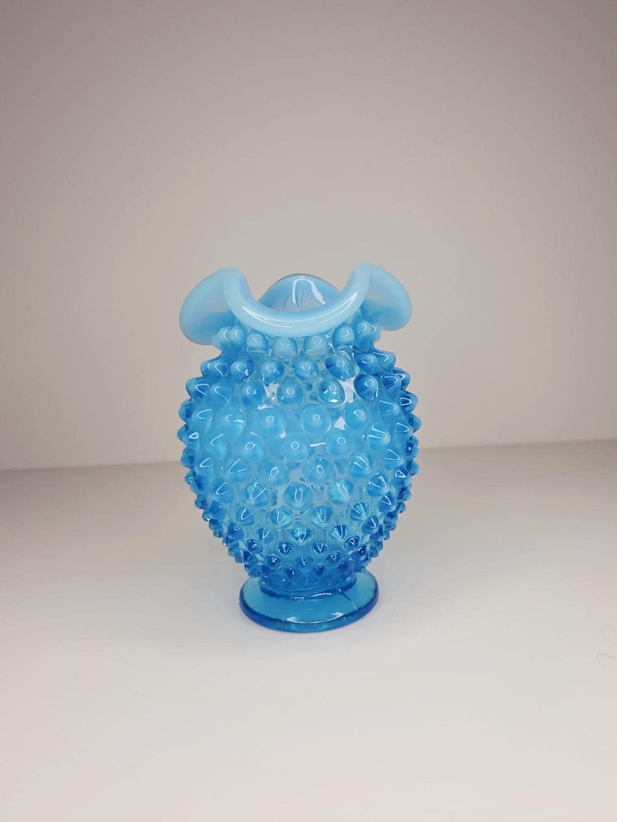 Vintage fenton blue vase - Etsy 日本