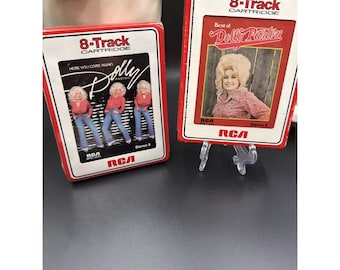 VTG Lot von 2 Dolly Parton 8-Tracks One SeaSealed sehr guter Zustand