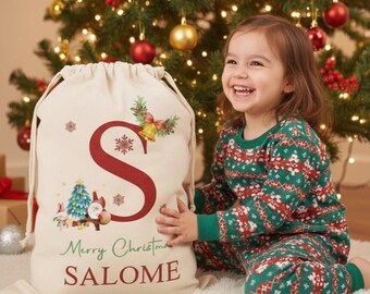 Nikolaussack – Weihnachtsgeschenksack für Kinder | Weihnachtsmann Design