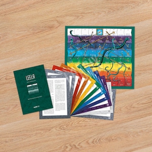 Leela – Caminos hacia el autodescubrimiento / Juego completo (libro + tablero) / Juego de mesa espiritual para la introspección y la reflexión