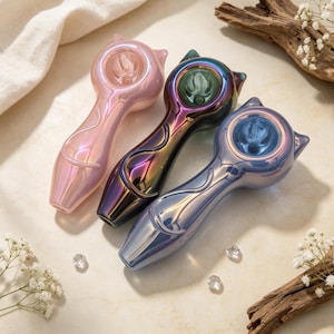 cat tobacco bowl Silicone Pipe Glass Smoking Spoon Pipe Cute Kitty Kitten Paw slip feature to keep it in place during mealtime Matcha Bowl | Kutani Ware