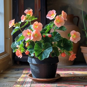 Plante d'ombrage de graines de bégonia pour décoration d'intérieur, pot et balcon de jardin