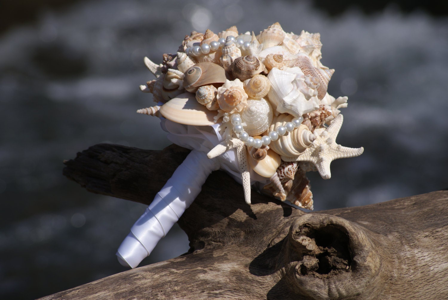 Xo Bouquets Seashell Starfish Ring  Bearer Beach Wedding 