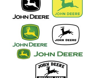 John Deere Logo, Bundle Layered SVG, cricut, cut files, layered digital vector file, Car Logo